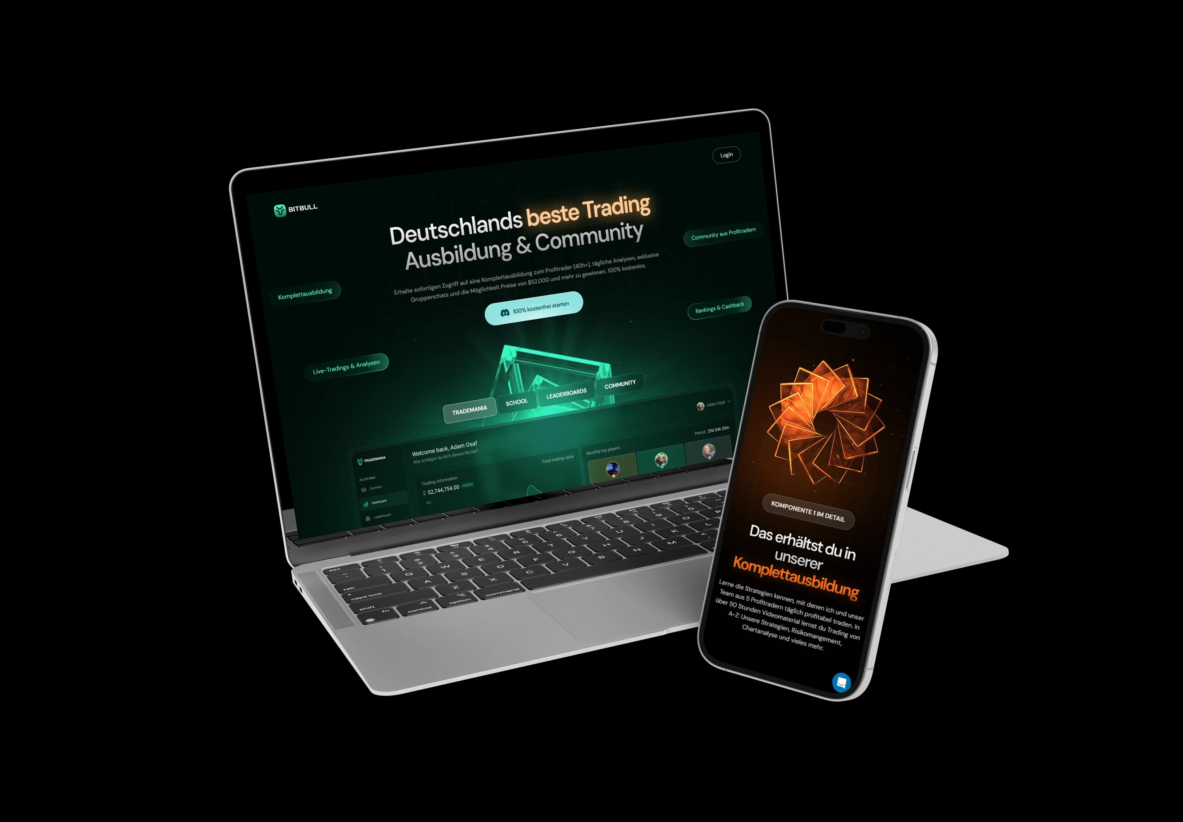 Trademania Website Screenshot